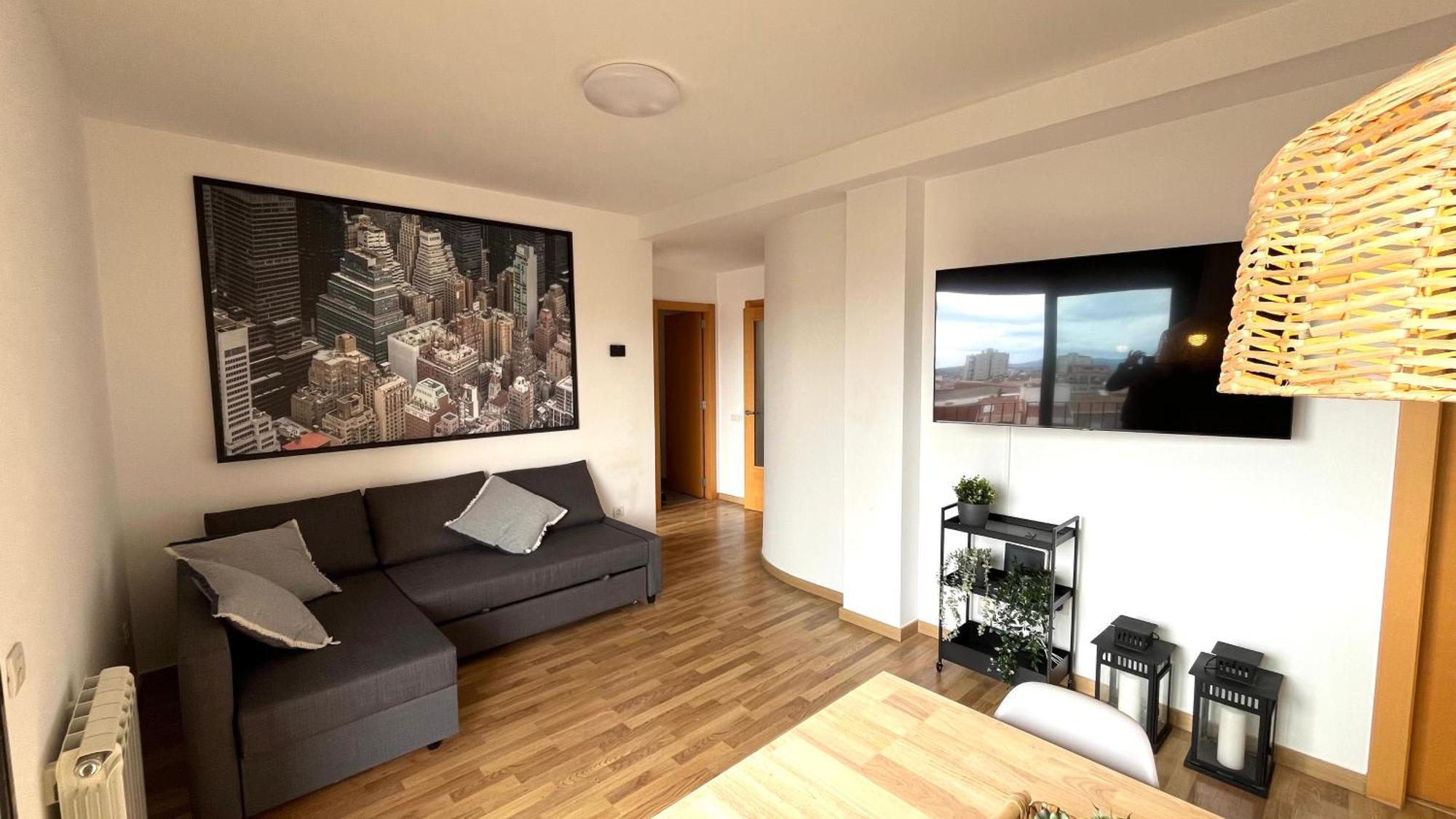 Apartamento Con Terraza By Prestigi Terrassa Exterior foto